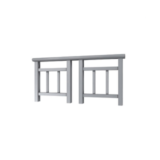 Custom White Color Aluminum Railing Balcony Handrail Extruded Profiles for Front Step