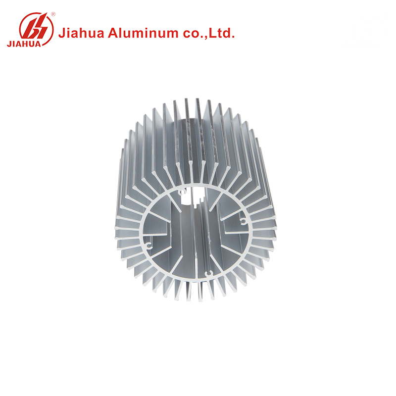 6061 T5 Small Aluminum Alloy Semicircular Heat Sink Car Radiator from China manufacturer