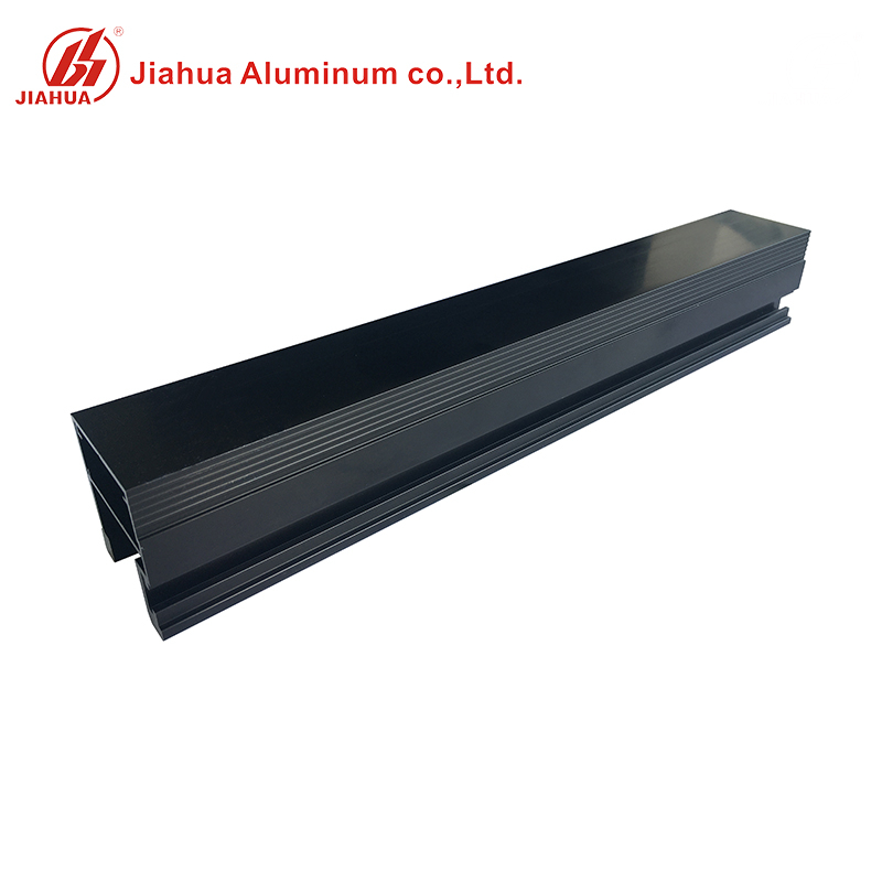 Jia Hua Extruders Anodized Black Color Aluminium Profiles Extrusions